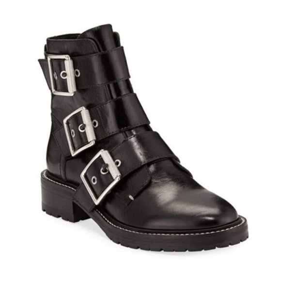 rag & bone Shoes - Rag & Bone Cannon Triple Buckle Combat Boots